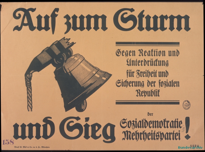 Plakat der SPD zur Reichstagswahl 1920 Plak 002-020-002